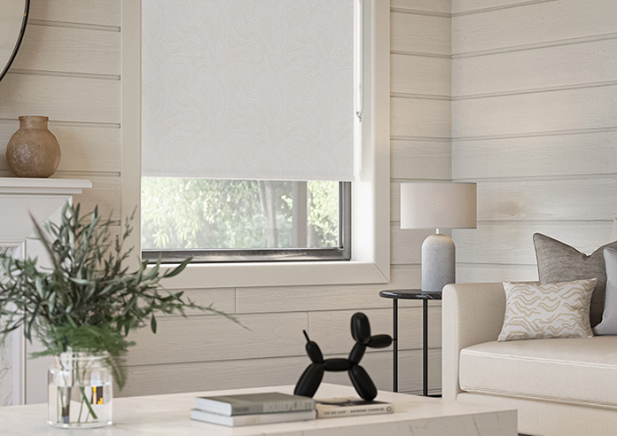 Cut Circle, Papyrus Cream - Twist&Fit Roller Blind - Image 5